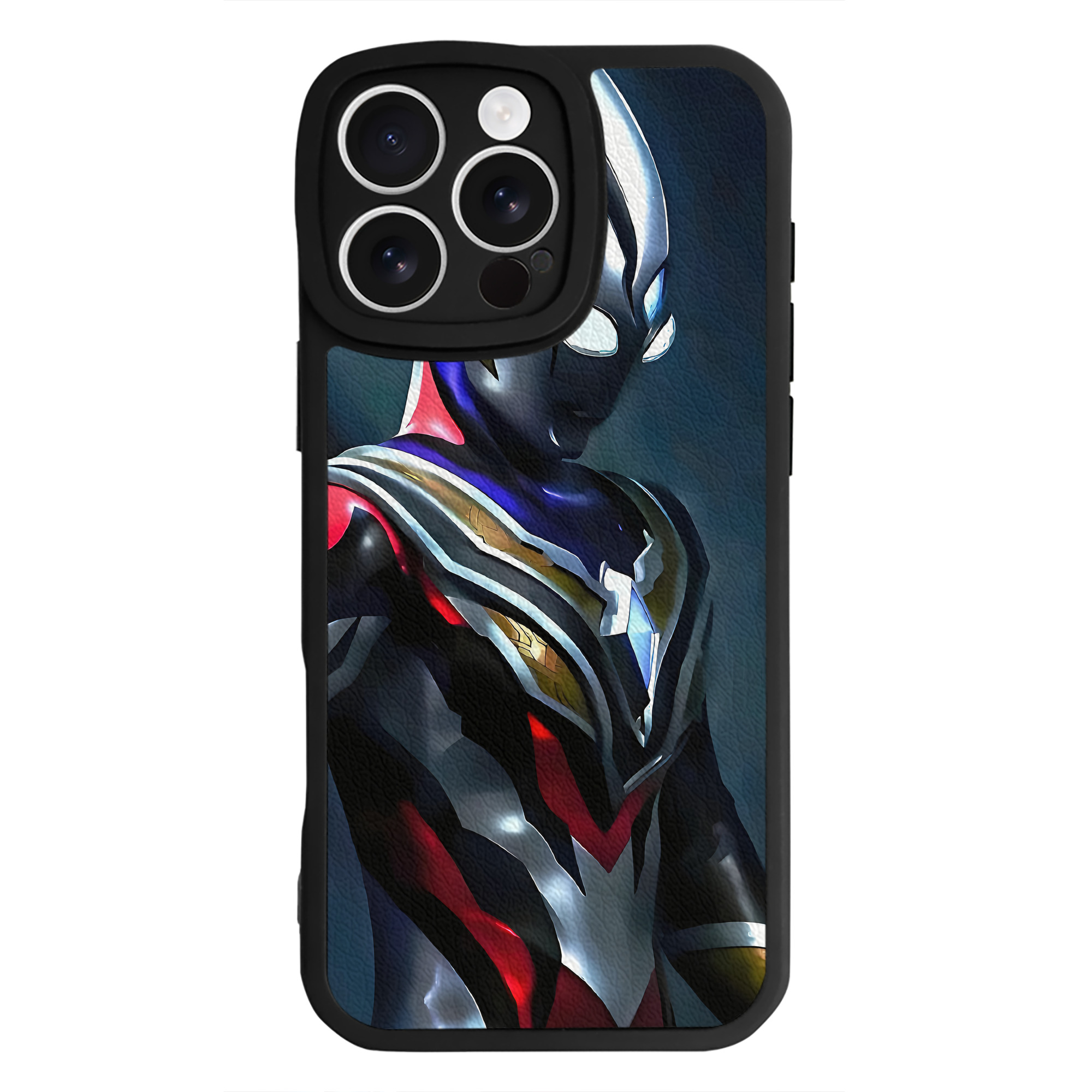 （画像用） ウルトラマン Ultraman 【iPhone 16シリーズ対応】シリコンスマホケース（レザー調） 材質：シリコン